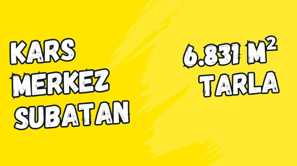 KARS MERKEZ SUBATAN KÖYÜNDE 6.831 M² TARLAMIZ SATILIKTIR - KARS MERKEZ fotoğraf 7